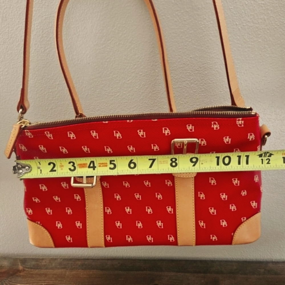 Dooney & Bourke Red and Tan Women's Bag *no Shoulder Strap - Picture 3 of 13